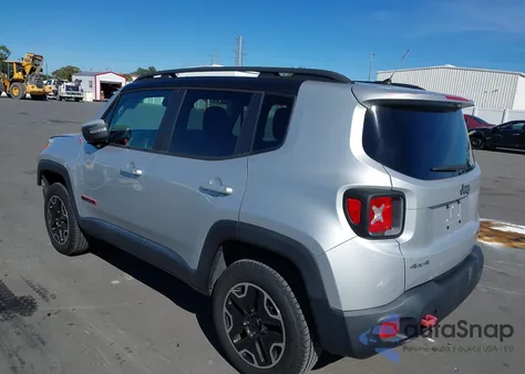 2016 Jeep Renegade Trailhawk from USA, damaged, VIN ZACCJBCT4GPD17862